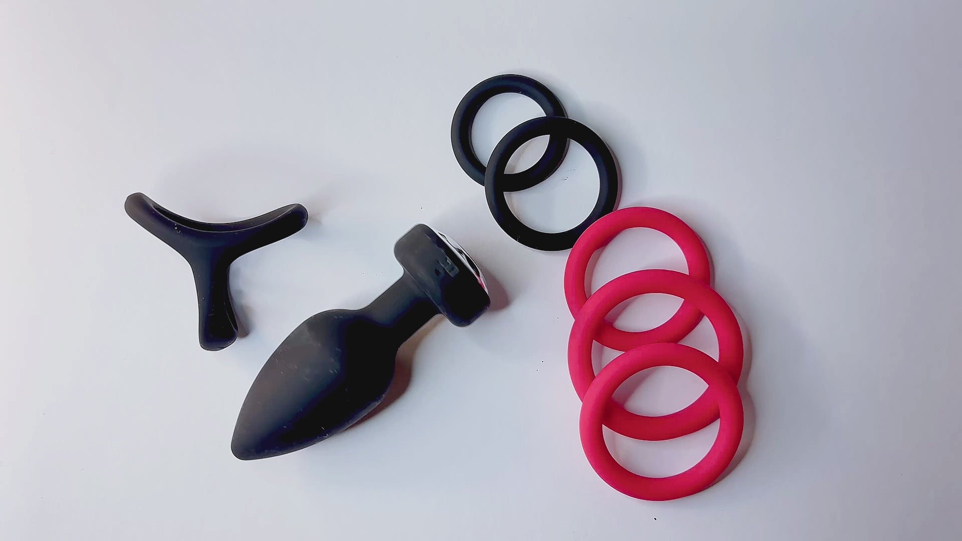 Pleasure Ring Set – 7 Silicone Cock Rings for Hardness & Stamina